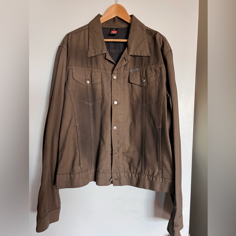 Diesel soft, brown denim jacket
